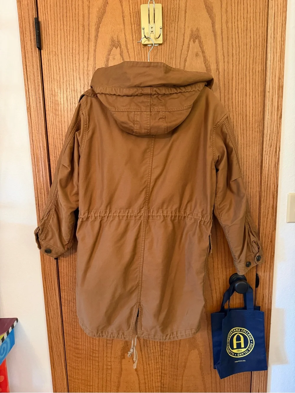 GAP Tan Brown Utility Hooded Field Jacket